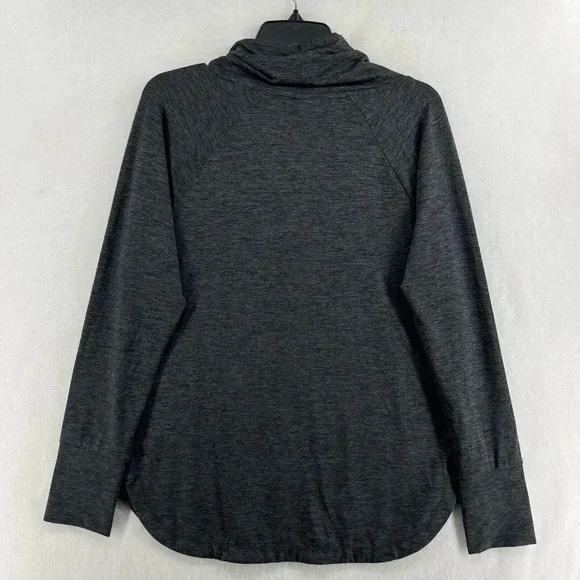 Member's Mark Shirt Women's Sz M Gray Favorite Soft Funnel Neck Pullover - Picture 2 of 11